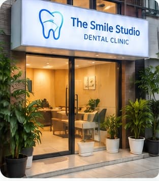 The Smile Studio Dental Clinic storefront in Kalinga Vihar Bhubaneswar